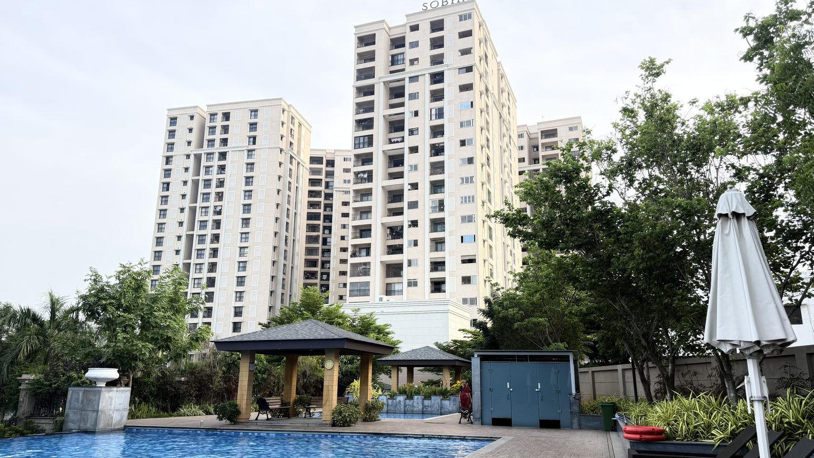 Residential apartment towers in Chennai
